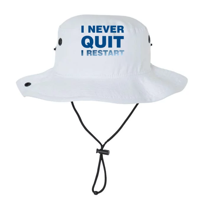 I Never Quit I Restart Gamer Legacy Cool Fit Booney Bucket Hat