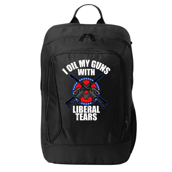 I Oil My Guns With Liberal tears City Backpack