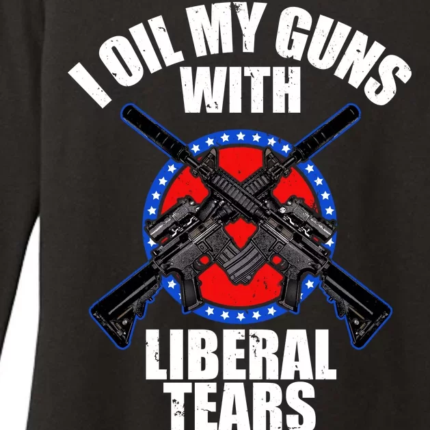 I Oil My Guns With Liberal tears Womens CVC Long Sleeve Shirt