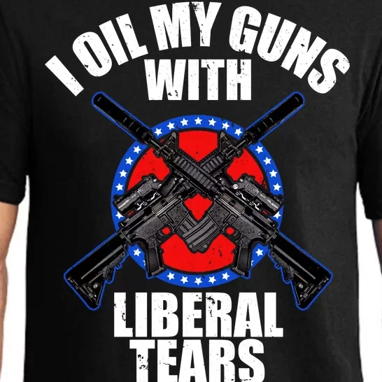 I Oil My Guns With Liberal tears Pajama Set