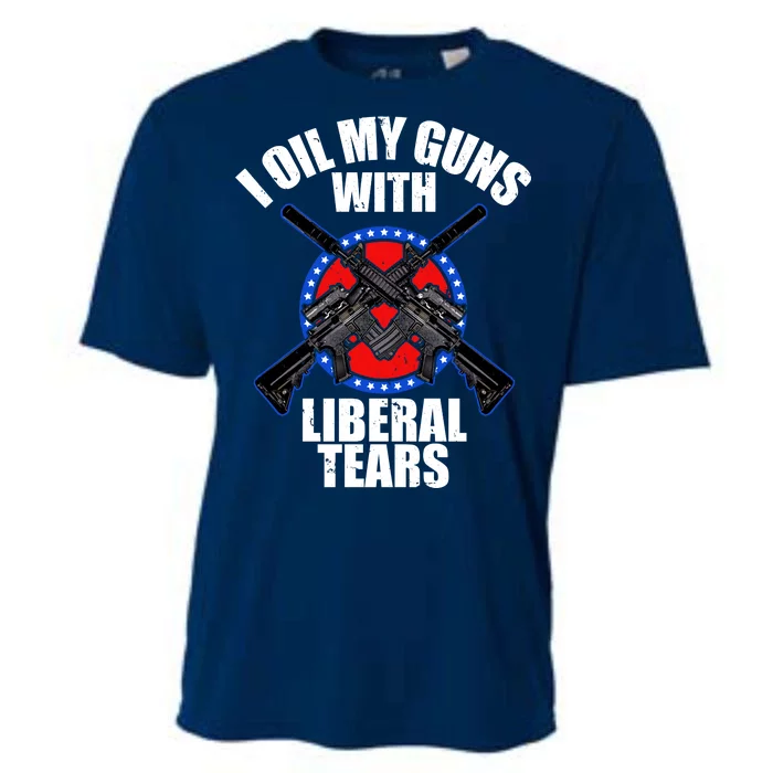 I Oil My Guns With Liberal tears Cooling Performance Crew T-Shirt