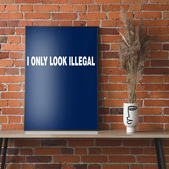 I Only Look Illegal Poster