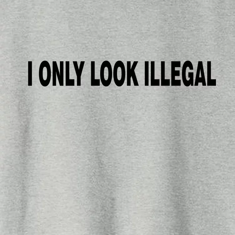 I Only Look Illegal Women's Crop Top Tee