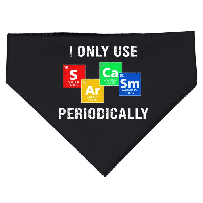 I Only Use Sarcasm Periodically USA-Made Doggie Bandana