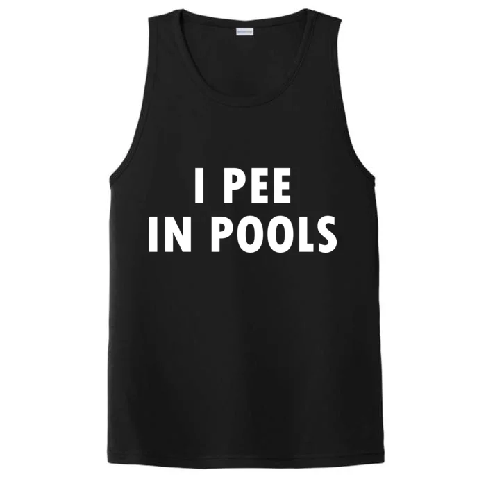 I Pee In Pools Performance Tank