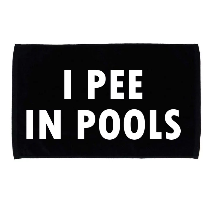 I Pee In Pools Microfiber Hand Towel