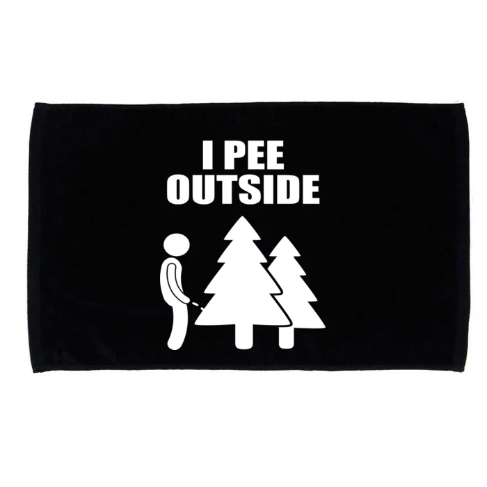 I Pee Outside Microfiber Hand Towel