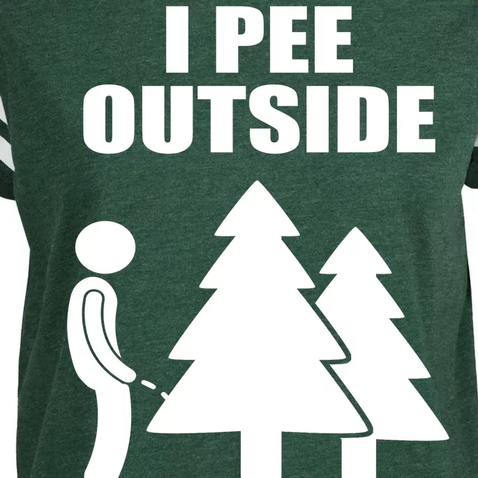 I Pee Outside Enza Ladies Jersey Football T-Shirt