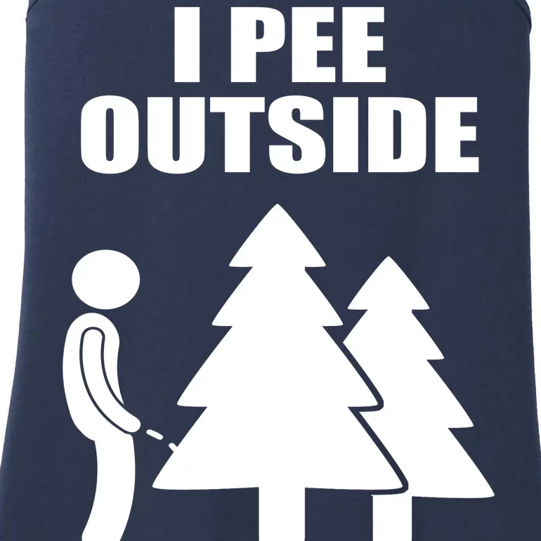 I Pee Outside Ladies Essential Tank