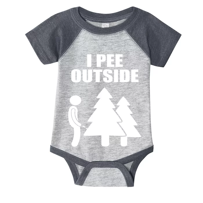 I Pee Outside Infant Baby Jersey Bodysuit