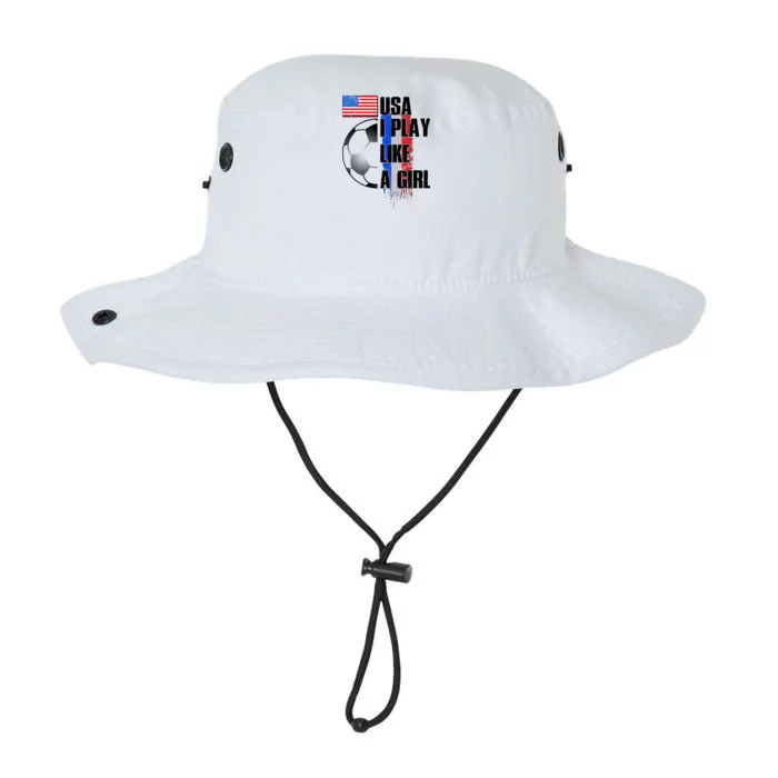 I Play Like A Girl USA Soccer Legacy Cool Fit Booney Bucket Hat