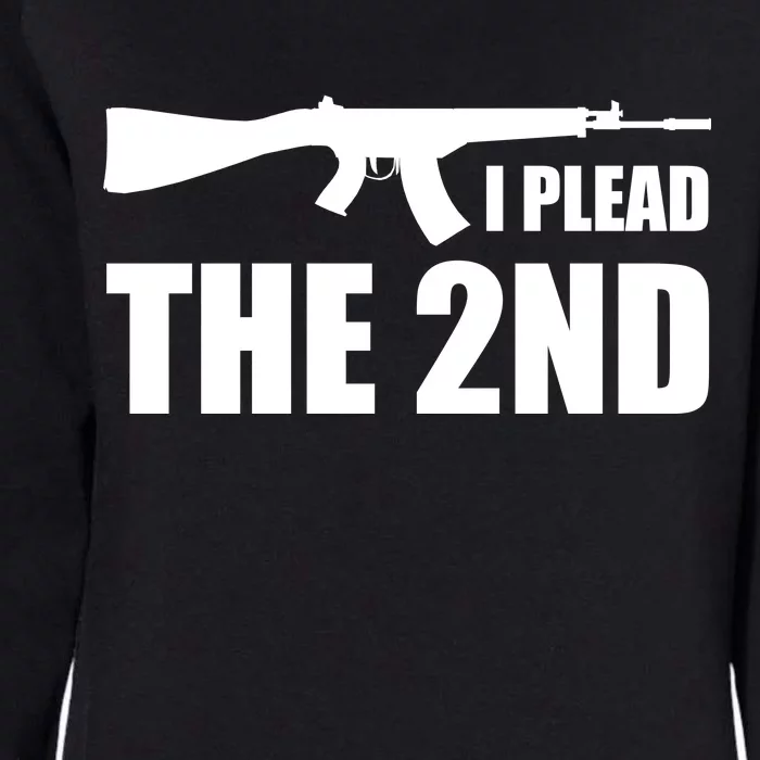 I Plead The Second Womens California Wash Sweatshirt