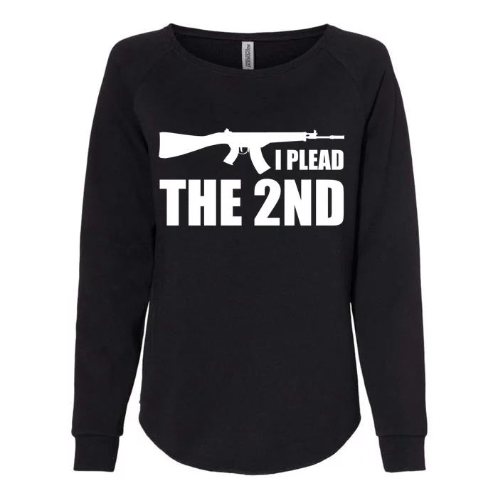 I Plead The Second Womens California Wash Sweatshirt