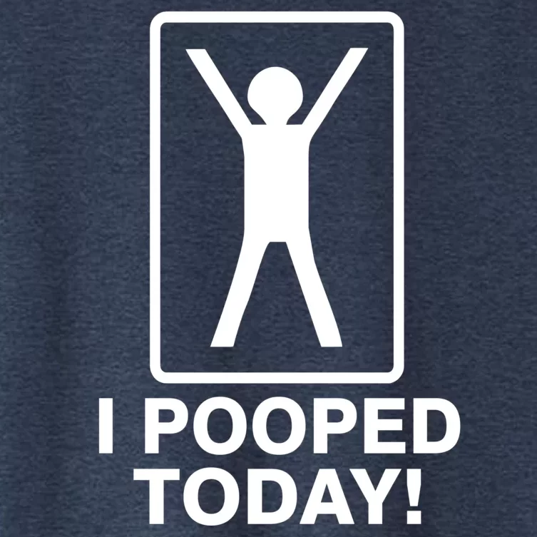 I Pooped Today! Women's Crop Top Tee