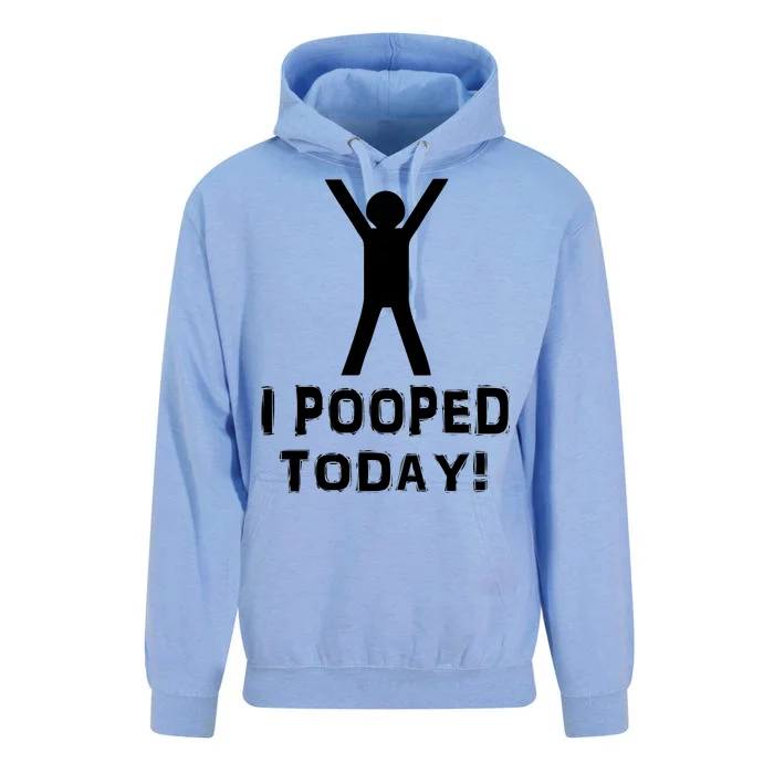 I Pooped Today Funny Humor Unisex Surf Hoodie