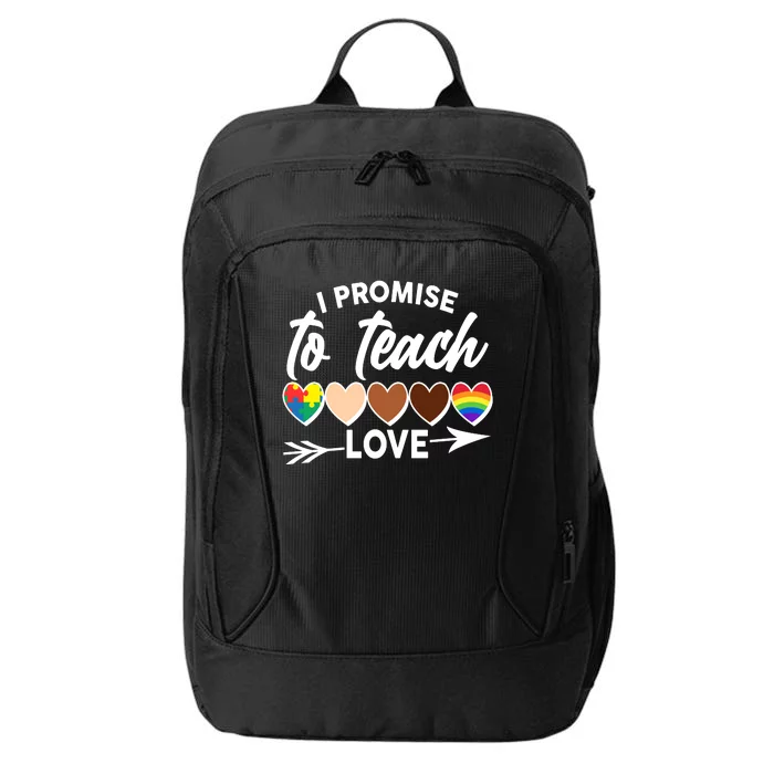 I Promise To Teach Love Diversity Equality City Backpack