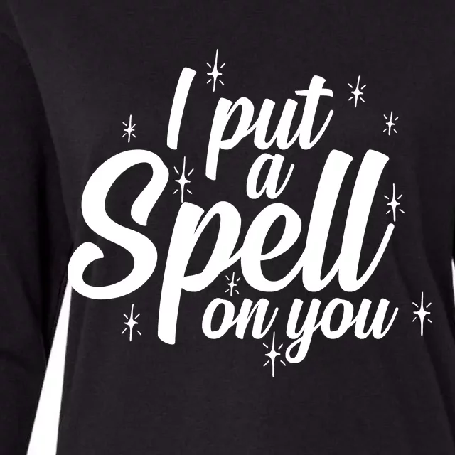 I Put A Spell On You Womens Cotton Relaxed Long Sleeve T-Shirt