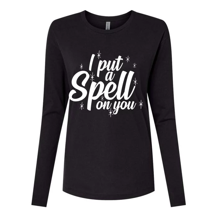 I Put A Spell On You Womens Cotton Relaxed Long Sleeve T-Shirt