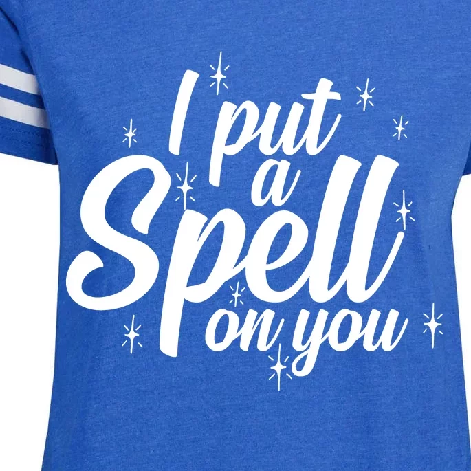 I Put A Spell On You Enza Ladies Jersey Football T-Shirt