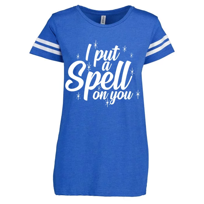 I Put A Spell On You Enza Ladies Jersey Football T-Shirt