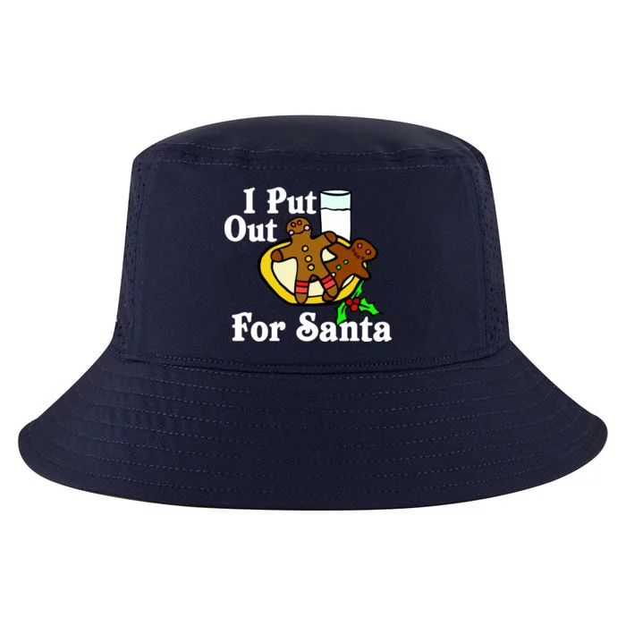 I Put Out For Santa Cookies and Milk Cool Comfort Performance Bucket Hat