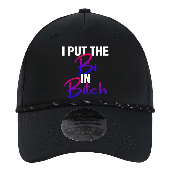 I Put The Bi In Bitch Funny Bisexual Pride Performance The Dyno Cap