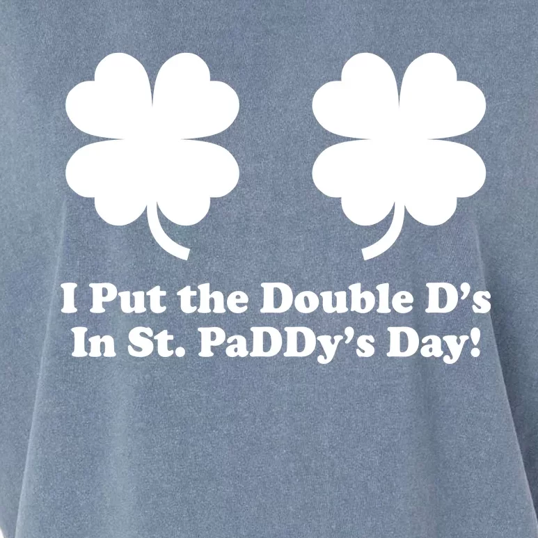 I Put the Double D's In St. PaDDy's Day Funny St. Patrick's Day Garment-Dyed Women's Muscle Tee