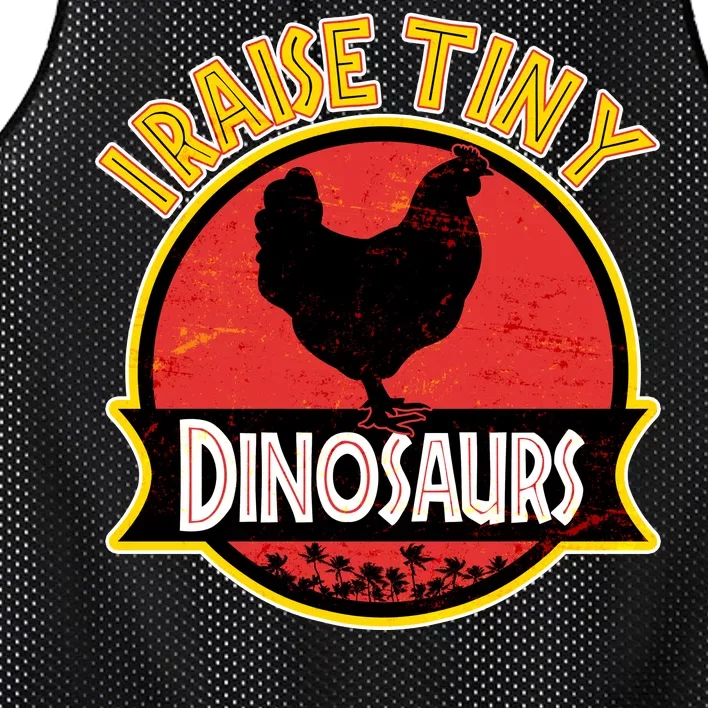 I Raise Tiny Dinosaurs Mesh Reversible Basketball Jersey Tank