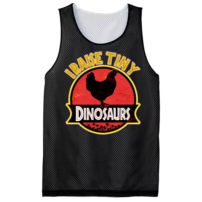 I Raise Tiny Dinosaurs Mesh Reversible Basketball Jersey Tank