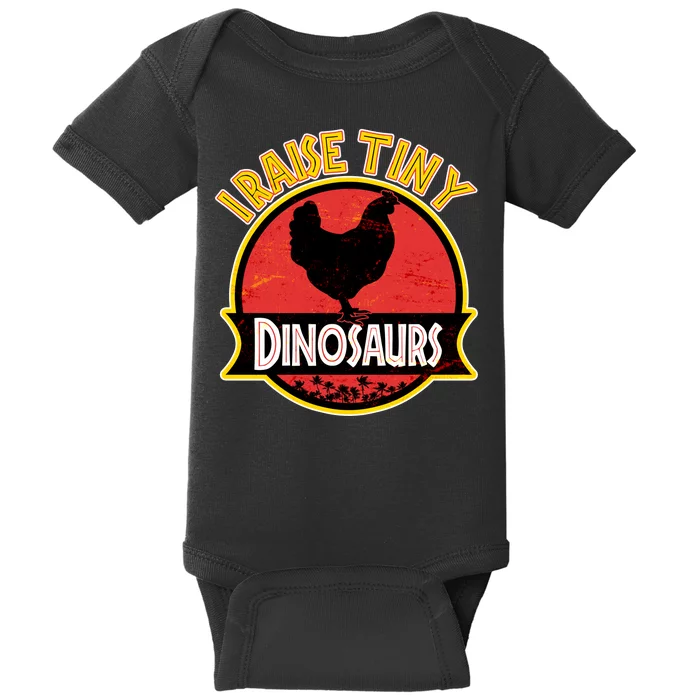 I Raise Tiny Dinosaurs Baby Bodysuit