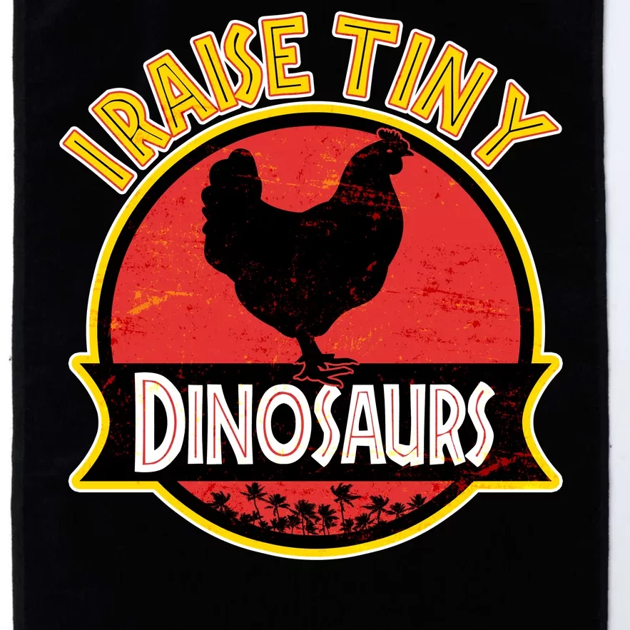 I Raise Tiny Dinosaurs Platinum Collection Golf Towel