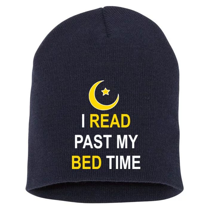 I Read Past My Bedtime Short Acrylic Beanie