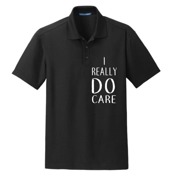 I Really Do Care Dry Zone Grid Performance Polo