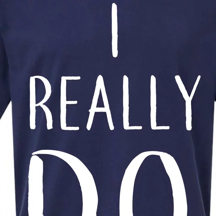 I Really Do Care Sueded Cloud Jersey T-Shirt