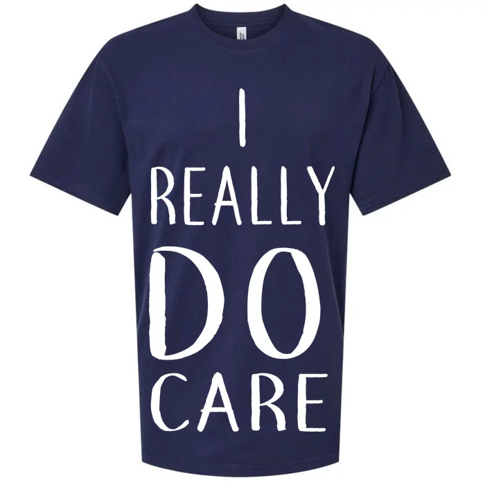 I Really Do Care Sueded Cloud Jersey T-Shirt