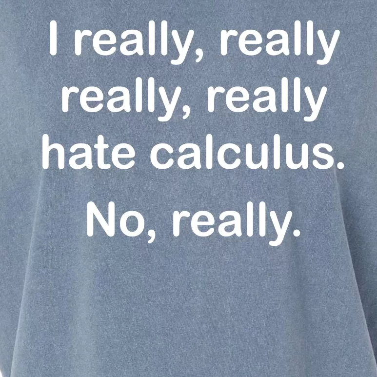 I Really Hate Calculus Garment-Dyed Women's Muscle Tee