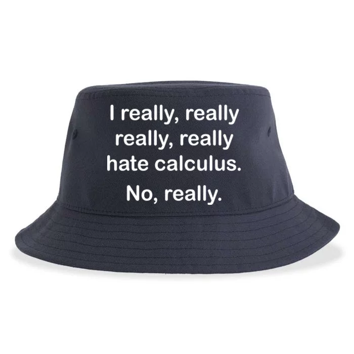 I Really Hate Calculus Sustainable Bucket Hat