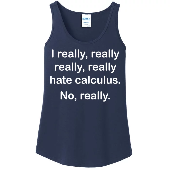 I Really Hate Calculus Ladies Essential Tank