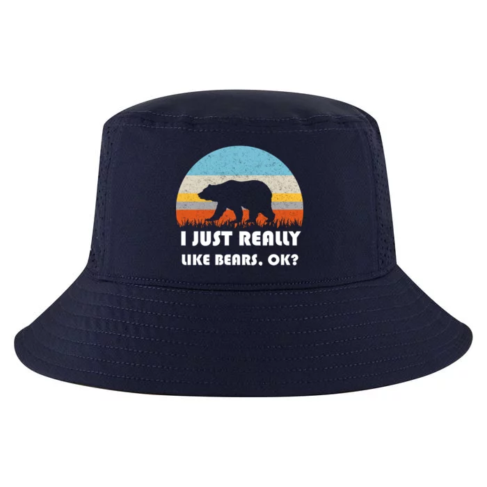 I Really Like Bears Cool Comfort Performance Bucket Hat