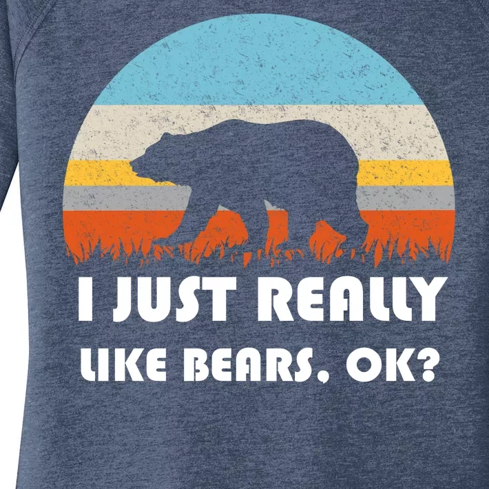 I Really Like Bears Women's Perfect Tri Tunic Long Sleeve Shirt