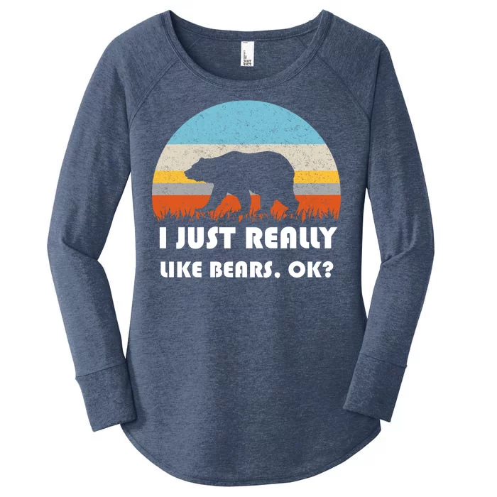 I Really Like Bears Women's Perfect Tri Tunic Long Sleeve Shirt