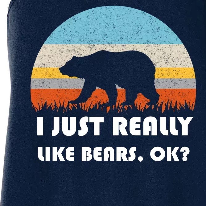 I Really Like Bears Women's Racerback Tank