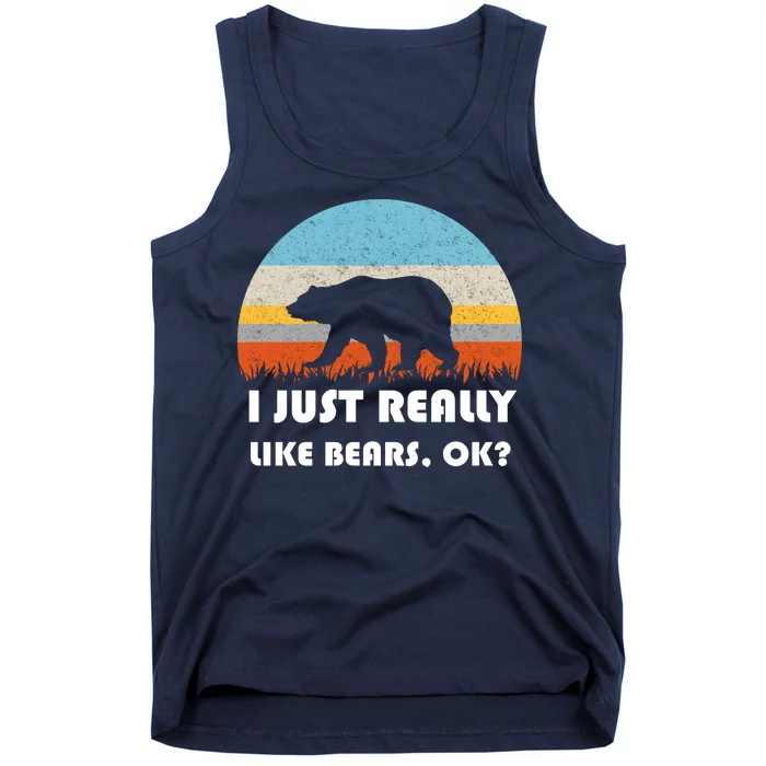 I Really Like Bears Tank Top