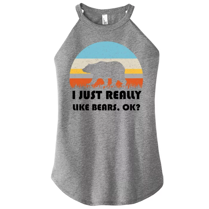 I Really Like Bears Women’s Perfect Tri Rocker Tank