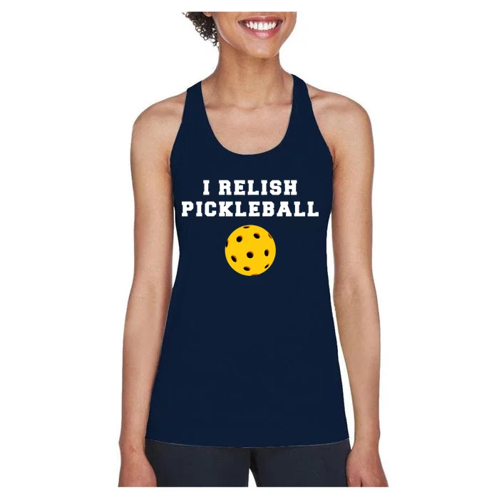 I Relish Pickleball Women's Racerback Tank