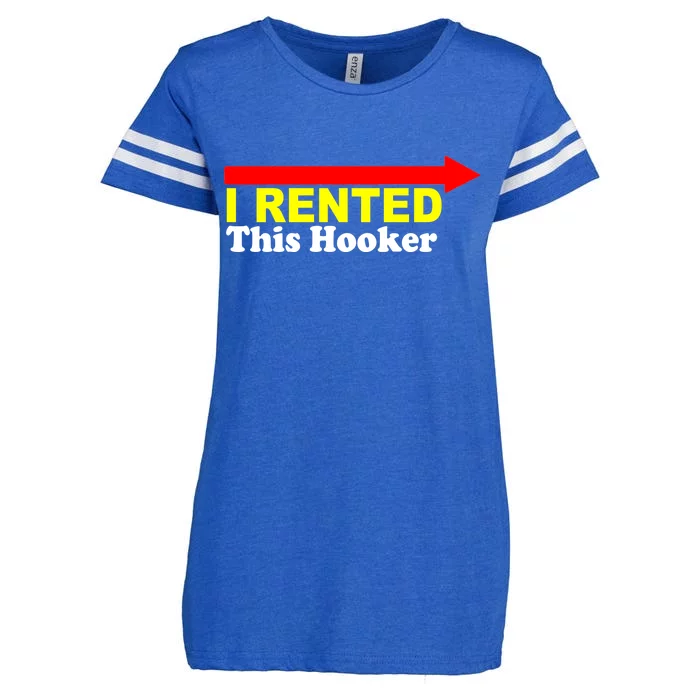 I Rented This Hooker Enza Ladies Jersey Football T-Shirt