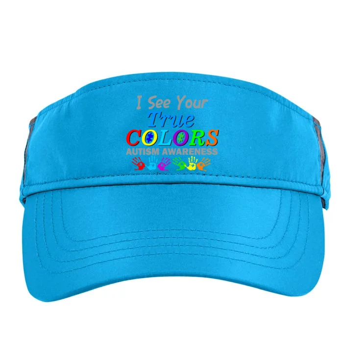 I See Your True Colors Autism Awareness Adult Drive Performance Visor