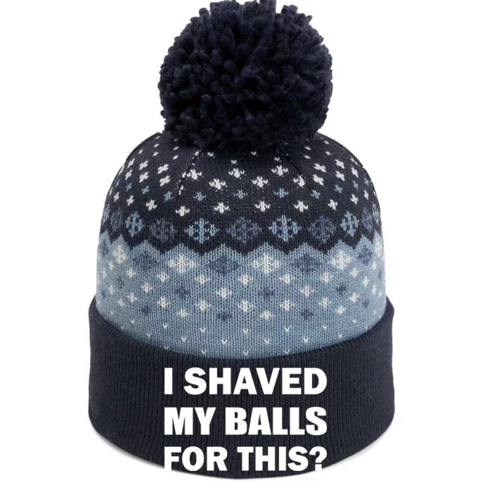 I Shaved My Bals For This? The Baniff Cuffed Pom Beanie