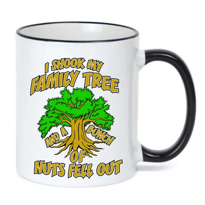 I Shook My Family Tree and a Bunch of Nuts Fell Out Black Color Changing Mug