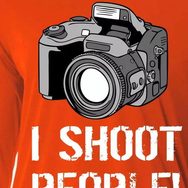 I Shoot People (Camera) Cooling Performance Long Sleeve Crew